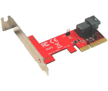 SFF-8643 PCIe 4X adapter (model: ADSF8643PX4)