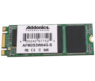 Industrial M2 SLC SSD (model: AFM2S3W64G-S)