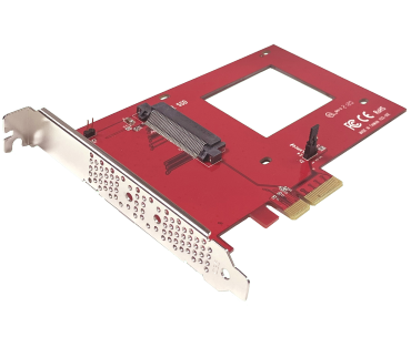 NVMe 2.5" U.2 SSD PCIe adapter (model: AD25NVMPX4)